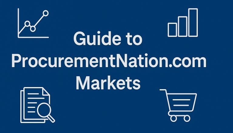 ProcurementNation.com Markets: Guide