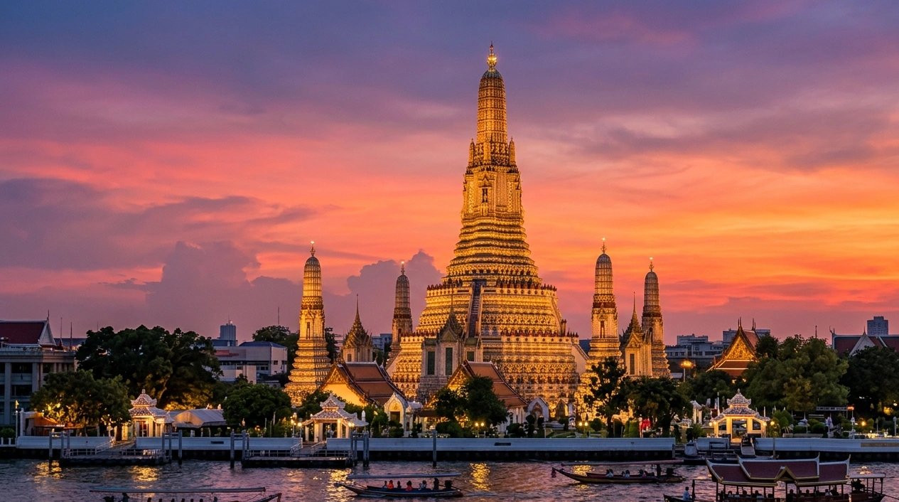 Menyaksikan Fajar dari Puncak Porselen Wat Arun Bukan Sekadar Kuil