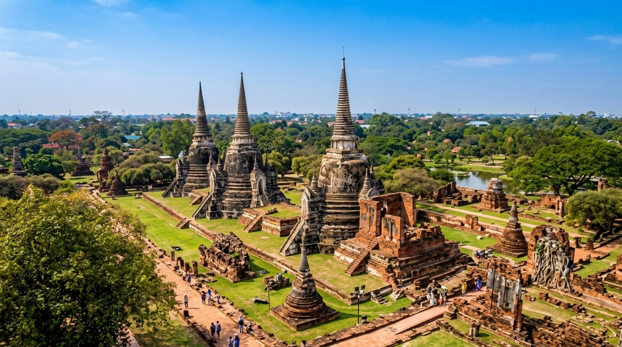 Berjalan di Antara Reruntuhan Ayutthaya, Bisikan Kejayaan 400 Tahun
